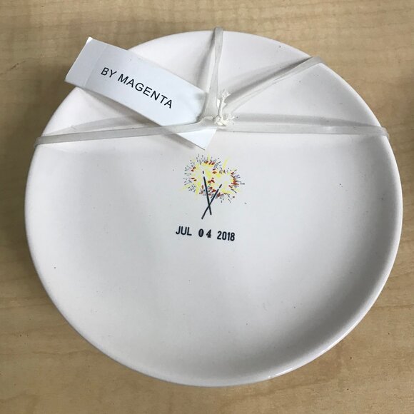 Rae Dunn Other - Rae Dunn July 4, 2018 Plates Fireworks Design Set of 4